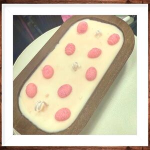 Oval Dough Bowl Scented Candle